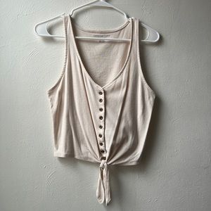 American Eagle Outfitters Tie Front Tank Top